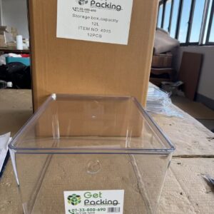 קופסאת אחסון אקרילי ענקית